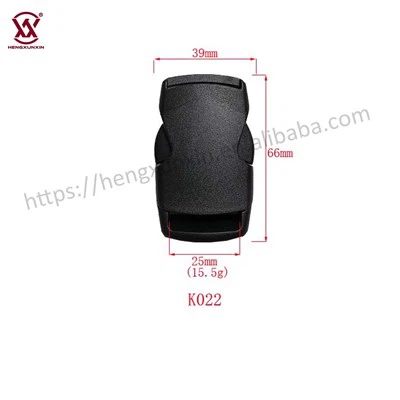 Aċċessorji tal-borża tal-bokkli tal-plastik 25mm